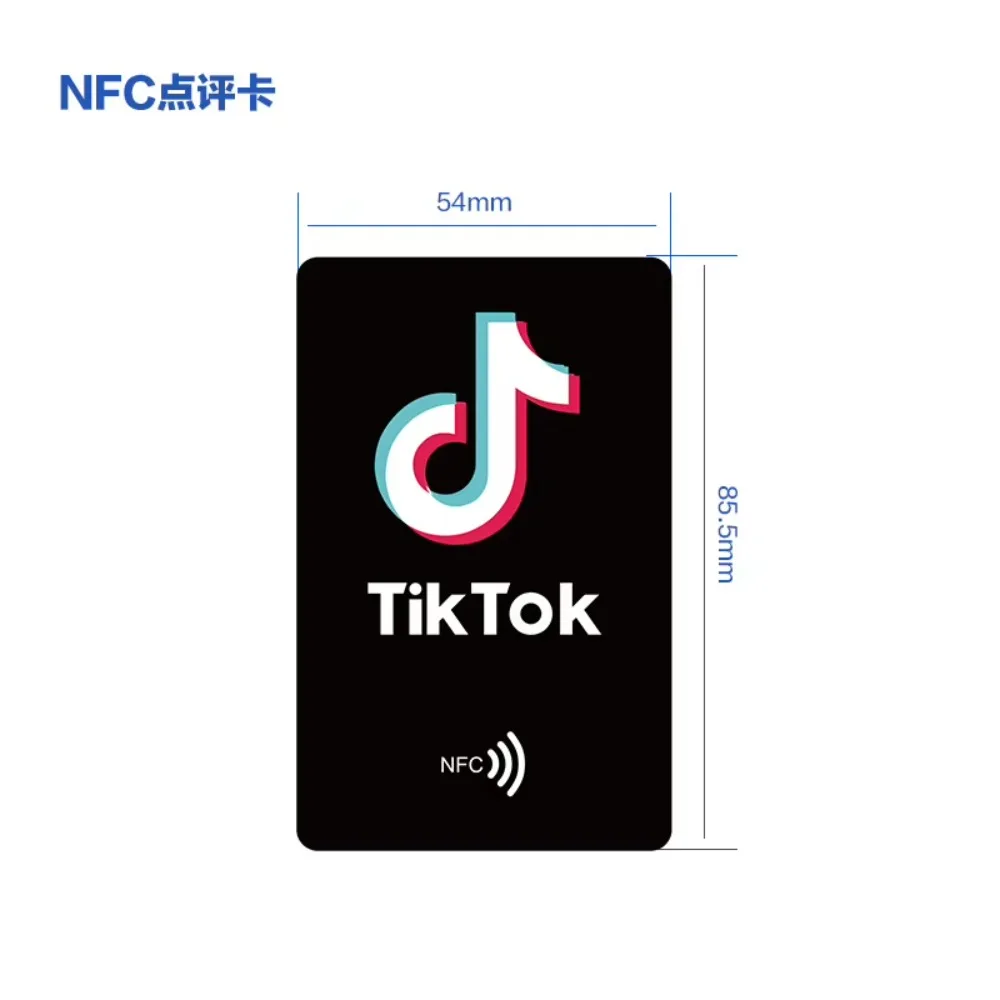 13.56Mhz programmable Google ReviInstagram Facebook Google Tripadvisor Trustpilot Review NFC Tap Card N-TAG 215 506bytes NFC Tag