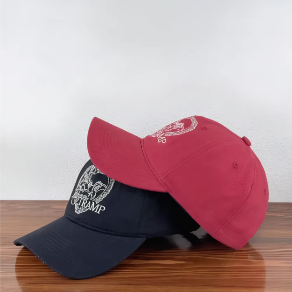Distressed Baseball Cap Washed Cotton Wide Brim Embroidery Letter Hat for Men Women Outdoor Casual Sun Cap