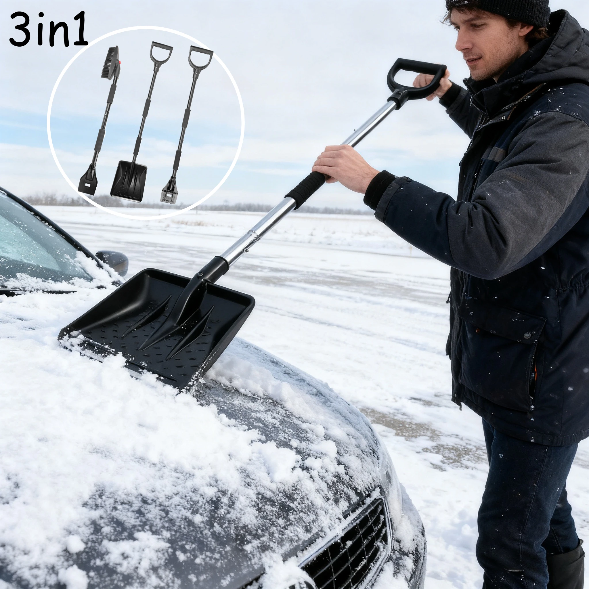 3in1-car-snow-shovel-extendable-detachable-rotatable-stainless-steel-car-snow-removal-shovel-for-outdoor-emergency-situation