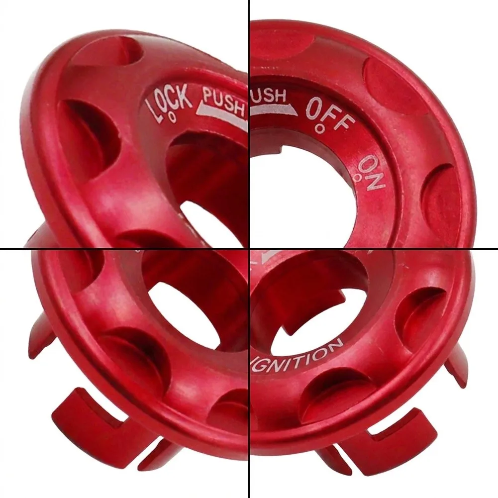 Aluminum Switch Lock Cover Designed Specifically for Motorcycle Ignition Systems with for Secure Fit and Clean Look