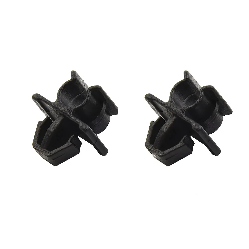 2pcs Car Fastener Hood Bonnet Prop Rod Support Clip Nylon Plastic Retainer For Nissan Automobile Fastener Clip