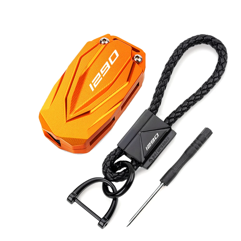 For KTM 1290 SUPER ADVENTURE S R 1290 SUPER DUKE R 1290 SAS 2017-2020 2018 2019 Motorcycle Aluminum Key Case FOB Cover Protector