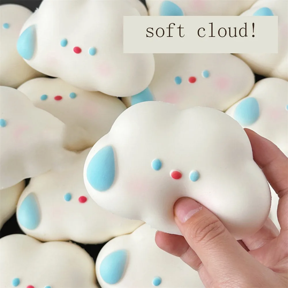 Soft Simulated Fruit Fruit Squeeze Toy Cheese Watermelon Cartoon Fidget Toy Dog TPR Fruit Pinch Toy Children