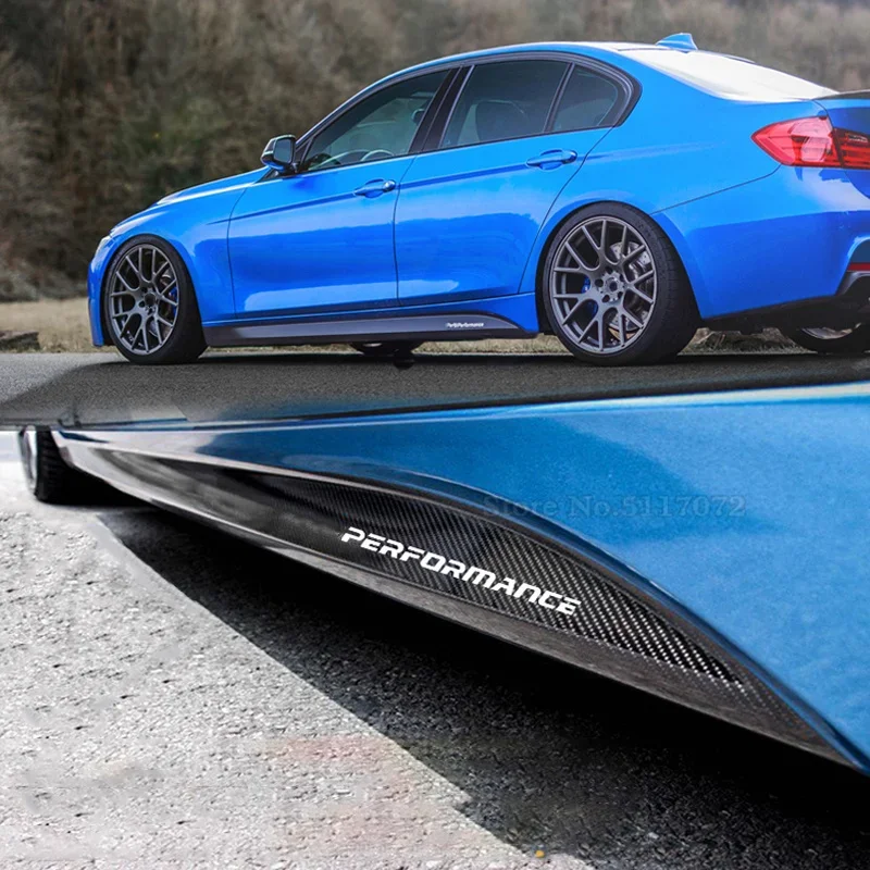 M Performance Door Side Skirt Hood Sticker Decal For BMW Series 1 F30 E90 G20 E60 F11 E46 X1 F31 F10 X3 F25 X5 F15 F48 X6 E71