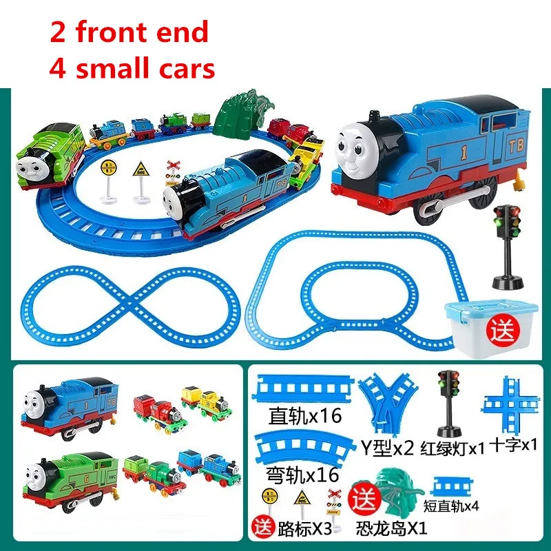 

Diecast Magnetic Rail Trains Sets Model Toys Electric Train Track Toy Safe Materials Simulated Train Christmas Birthday Gift