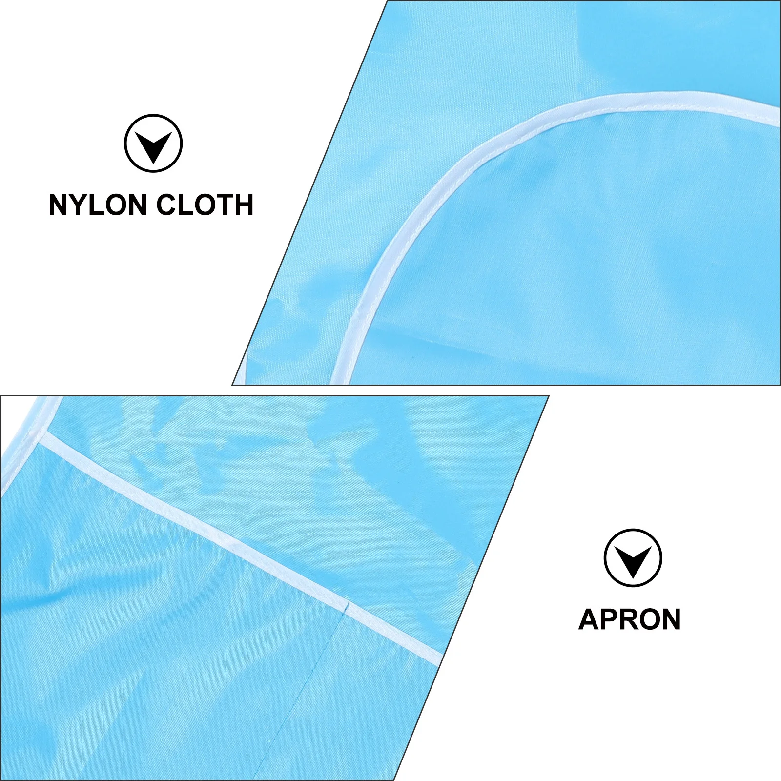 1pc Kids Painting Apron Waterproof Baby Feeding Bib Vest Shape Nylon Smock For Kindergarten Dirt Resistant Eating Apron