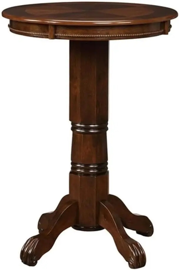 Meja Pub Florence, tinggi 42 inci, Cappuccino