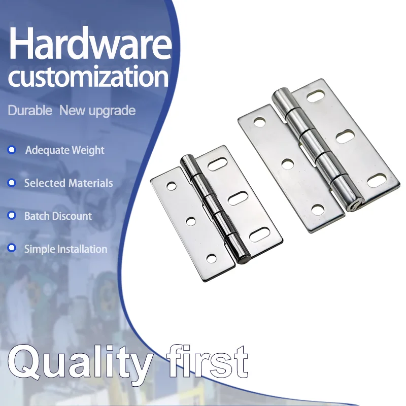 

304 Stainless Steel Asymmetric Folding Hinge Suitable For Industrial Electrical Equipment Cabinets And Medical Equipment