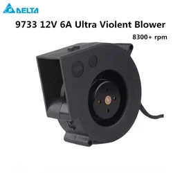 BFB1012UH 9733 12V 6A High Current Storm Turbine blower Fan 4-wire PWM Temperature Control High Speed Extraction Fan
