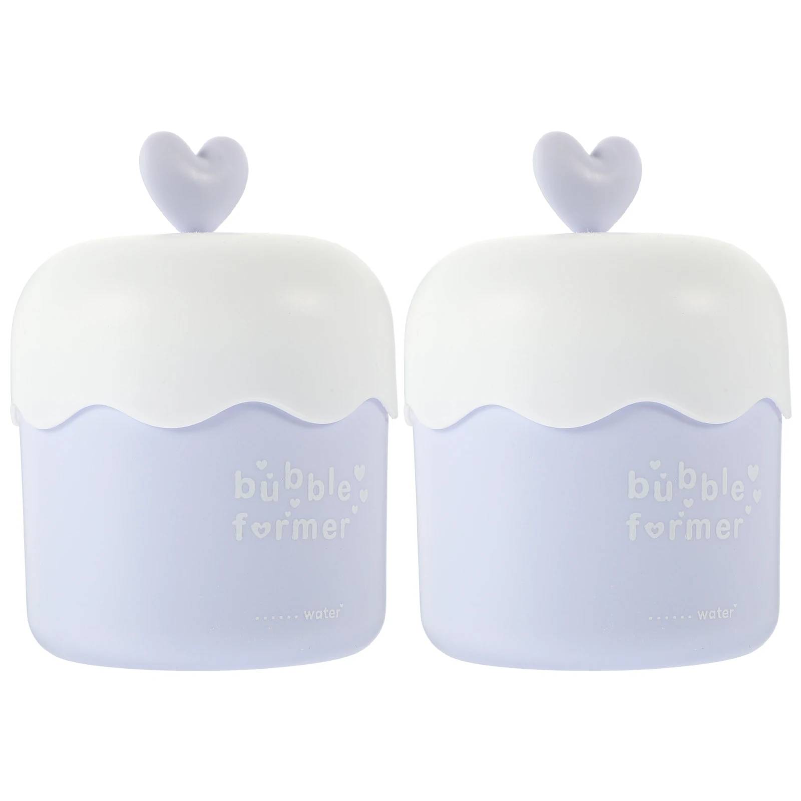 

2 Pcs Bubble Shower Gel Facial Cleanser Foam Maker Foamer Body Wash Cup Face Bath Plastic Portable