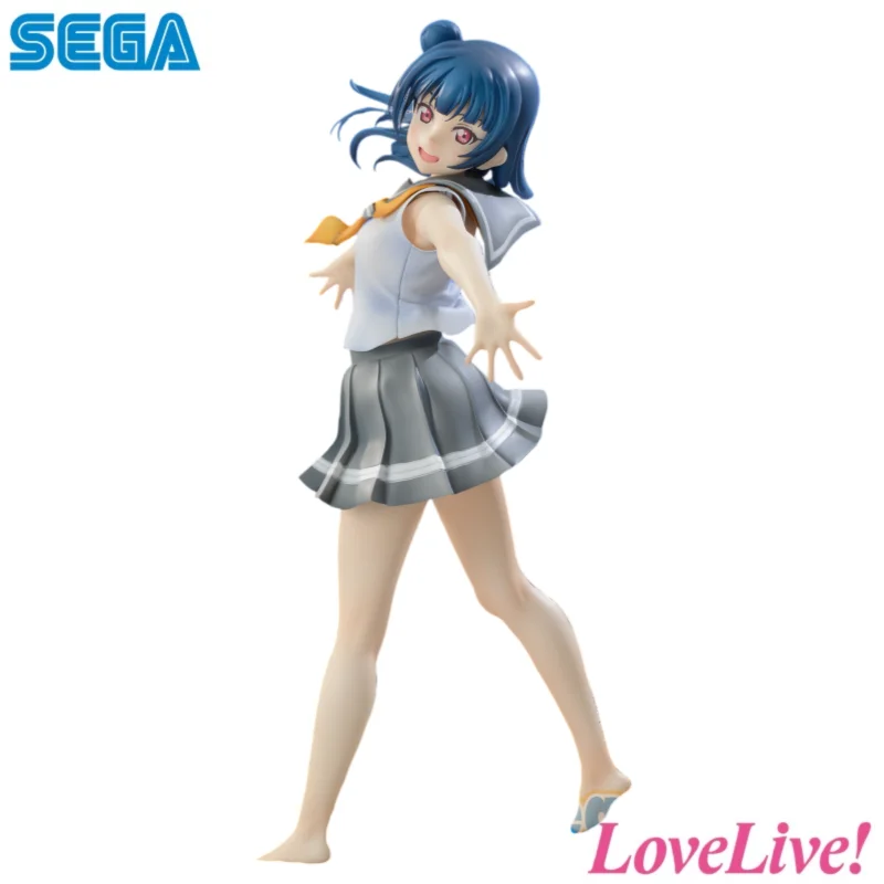 ¡En stock Sega Original Lovelive! Tsushima Yoshiko figura de acción modelo muñeca nuevo juguetes en caja modelo garaje coleccionable