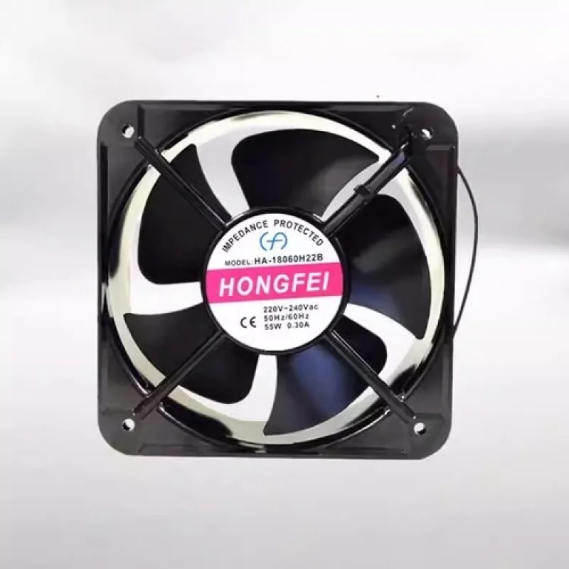 

C for HONGFEI HA-18060H22B 18060 220V-240VAC 55W 0.30A 18CM Inverter Cooling Fan
