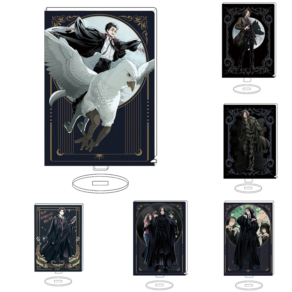 

Anime Harry Potter Hermin Granger Creative Campus Acrylic Stand Model Plate Pendant Decoration Figure Display Children Keychain