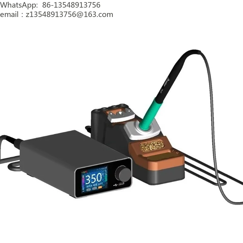 TC22 Color Screen Smart Soldering Station, Precise Temp Control, Compatible with C210/C245/C115 Tips