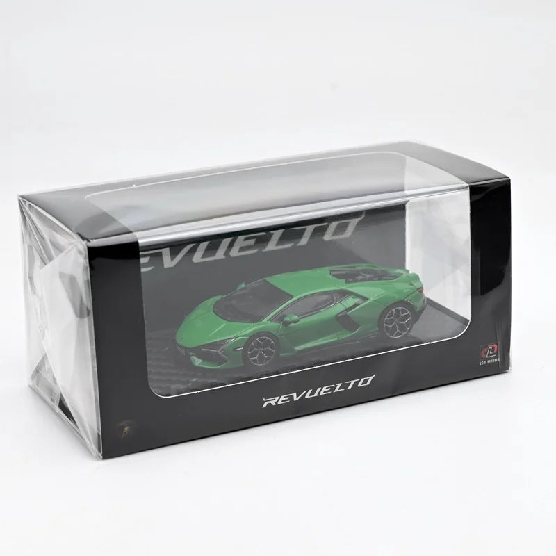 LCD دييكاست 1/64 مقياس لامبورغيني سبيكة نموذج سيارات لامبورغيني ريفيلتو الأخضر اللعب المركبات لعب للأولاد هدية الصندوق الأصلي #6