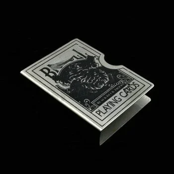 1mm T Stainless Steel Playing Card Clips Magic Tricks Accessories Props Tiger Card Guard Clip Magicians 4 Colors To Choose