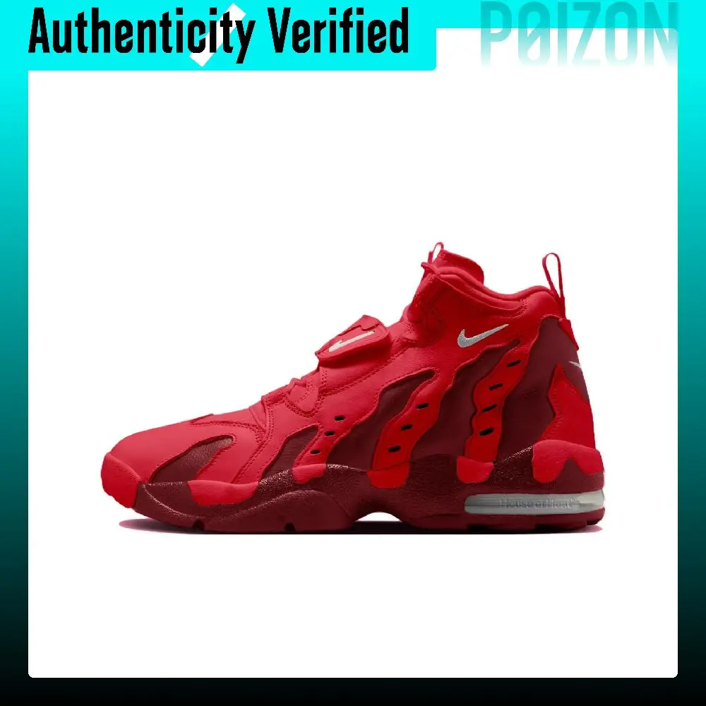 Nike Air DT Max 96 Soft And Comfortable Abrasion Resistant High top Basketball Shoes Unisex Red IF1617-600