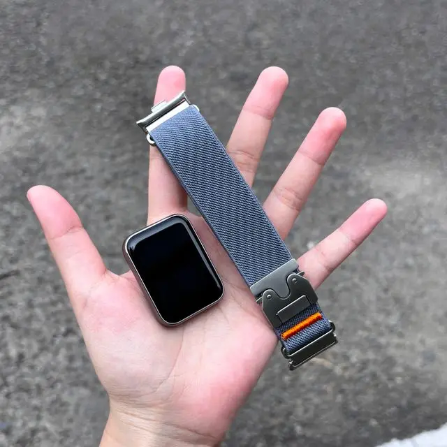 Fallschirmschnallen-Nylonband für Redmi Watch 5 Active, elastisches Armband für Redmi Watch 5 Lite, Zubehör für das Handgelenk. – Detail 1