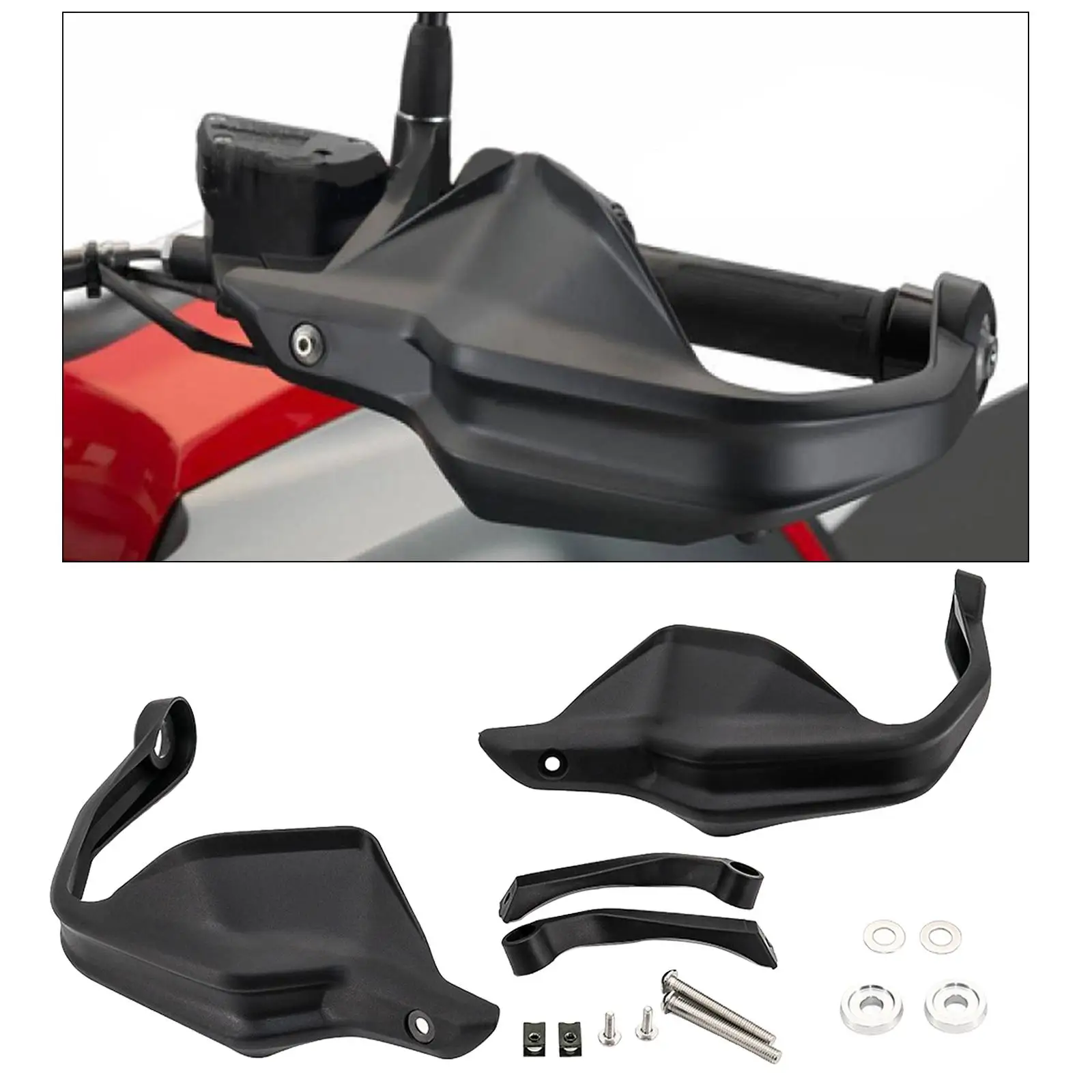 

Motorcycle Handlebar Protective Windshield Compatible with G31020 Motorbike