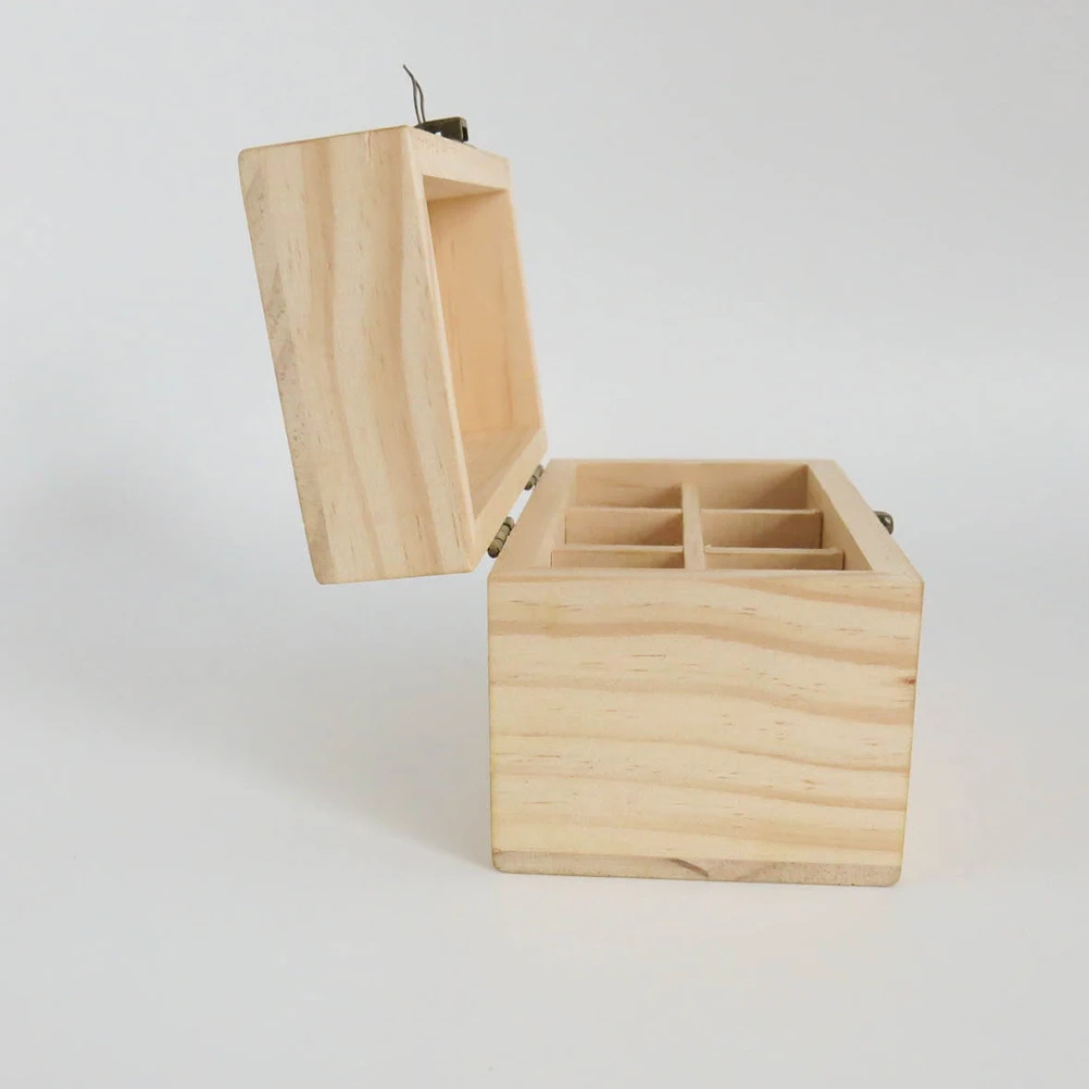 

Flip Essential Oil Box Bottle Holder Purify Oils Organizer Case Storage Desktop Rack