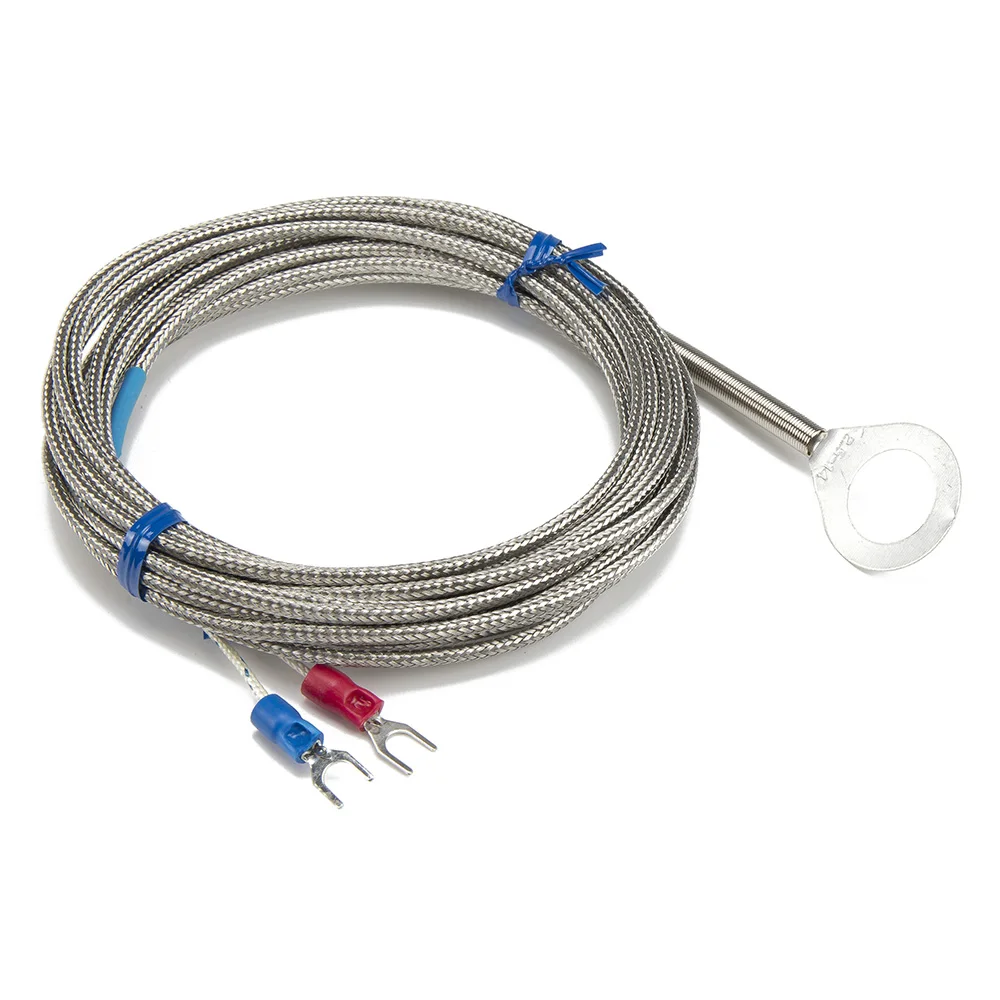 FTARR01 K E type 4m metal screening cable 5mm 6mm 8mm 12mm 14mm diameter hole ring head thermocouple