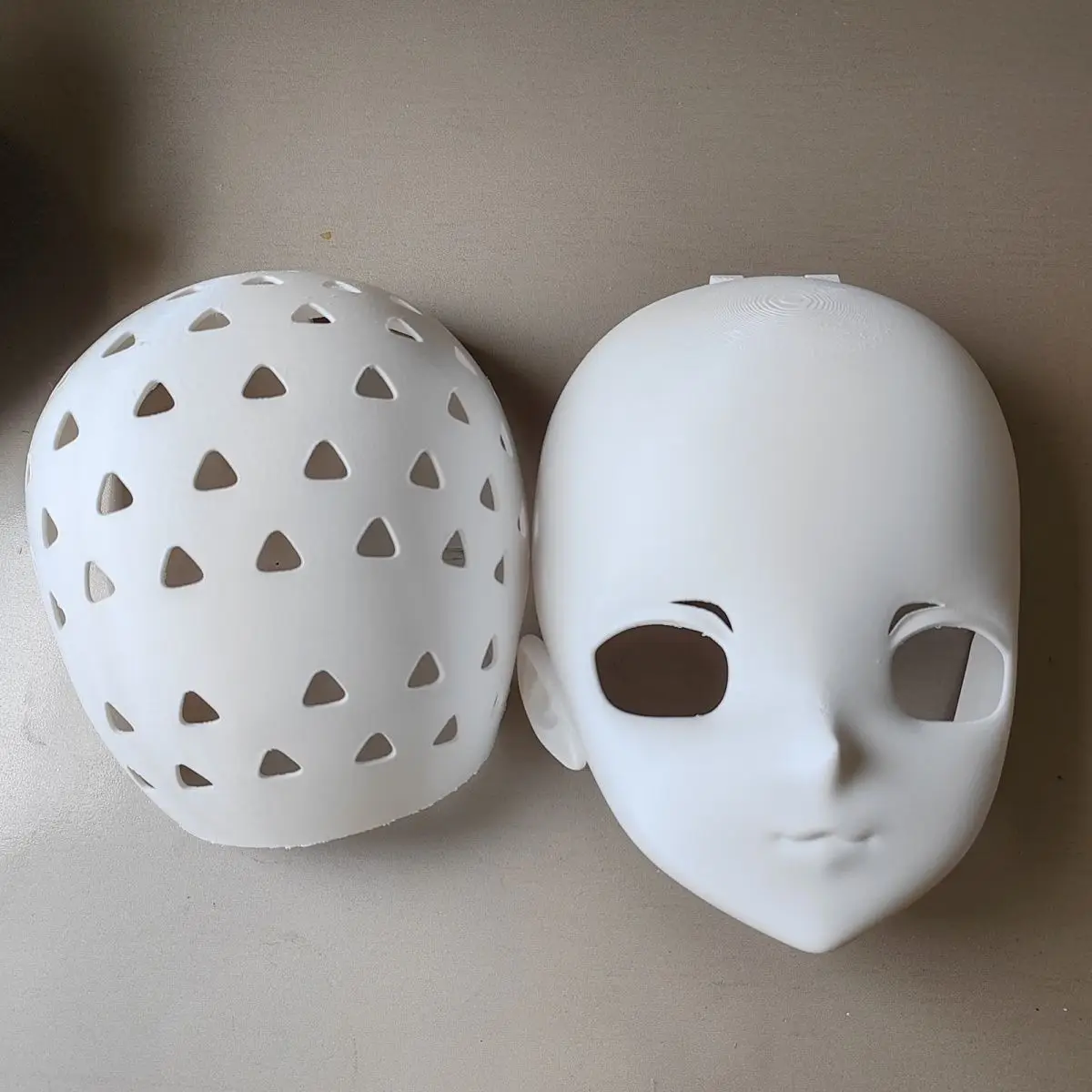 Customized Anime Character Customized Kigurumi Half Head with Lock Cosplay Kig Mask Costumes Accessories 3
