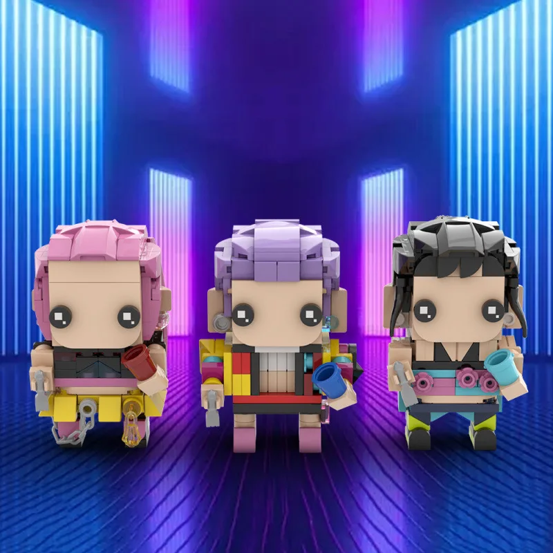 

S0065Y01 Mirazzo Irumi Witch Hunting Team Building Blocks Toy Anime Character Model Assembly Bricks Creative Collectible Gift