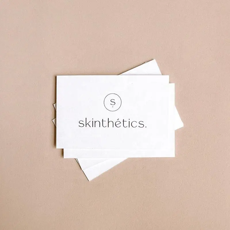 200Pcs Luxury Gold Foil Business Cards Custom Logo Personalized Commercial Card Printing For Company Business Event Free Design
