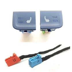For Volkswagen VW Polo 6R 6C Car Seat Heater Button Heating Switch Wiring Harness Sold separately 2014 2015 2016 2017 Year