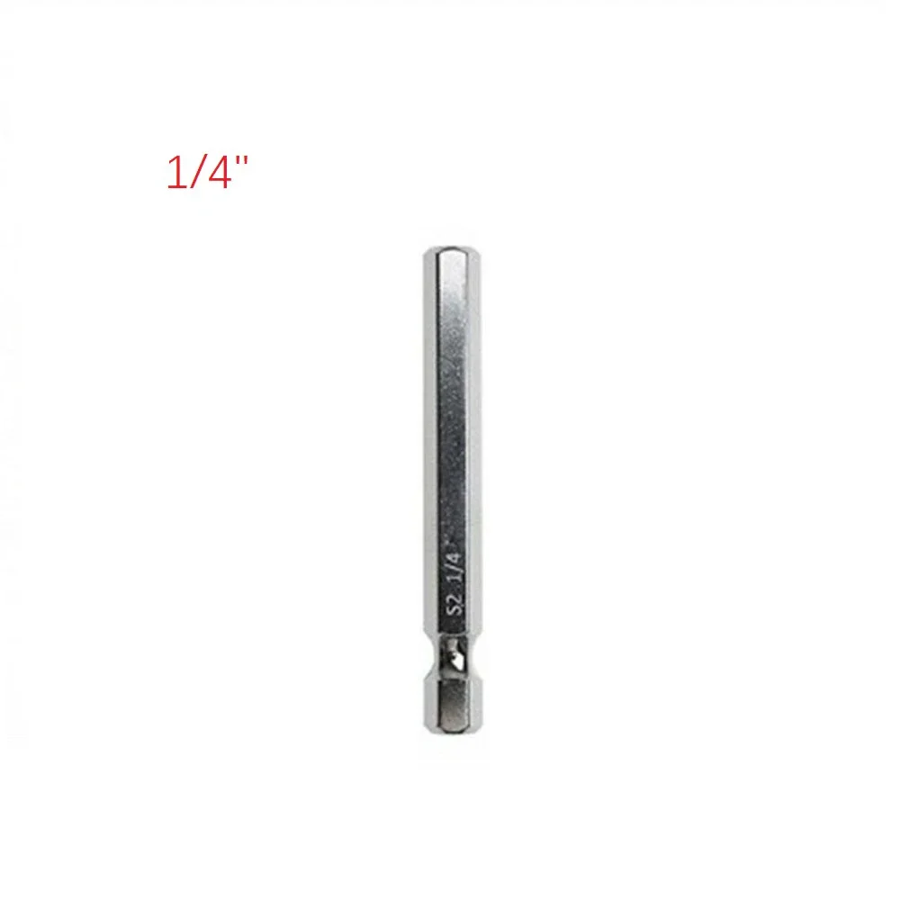 Useful Hex Screwdriver Bit Replacement Steel Spare Part Wrench Drill Bit 50mm 2inch Accessory Hex Shank Magnet Tip