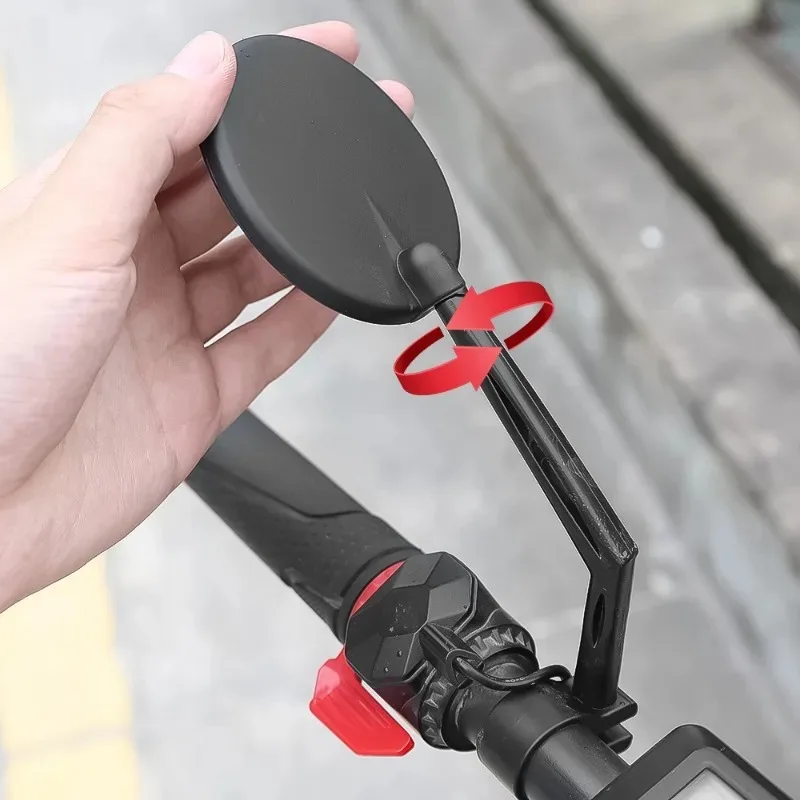 Bicycle Rearview Handlebar Mirror Adjustable Rotation Auxiliary Convex Mirror Handlebar Mount Bike Rear View Mirrors Accessory