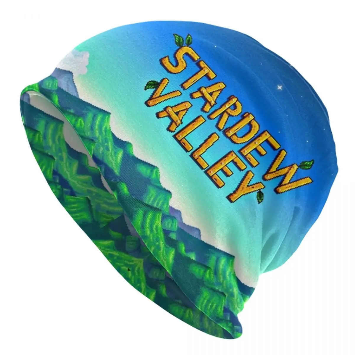 Stardew Valley شعار قبعات الزراعة آر بي جي لعبة الهيب هوب الخريف الشتاء في الهواء الطلق Skullies قبعة صغيرة الربيع الحرارية مطاطا بونيه قبعة #1