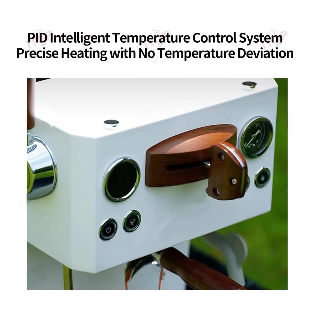 Applicable to 58mm Espresso Machine Stepless Pressure Adjustment Dual Boiler System PID Temp Control With 1.8L Water Tank 220V 2