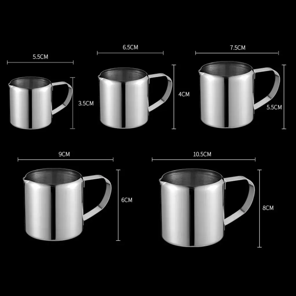 Stainless Steel Coffee Pitcher Frothing Jug Expresso Home DIY