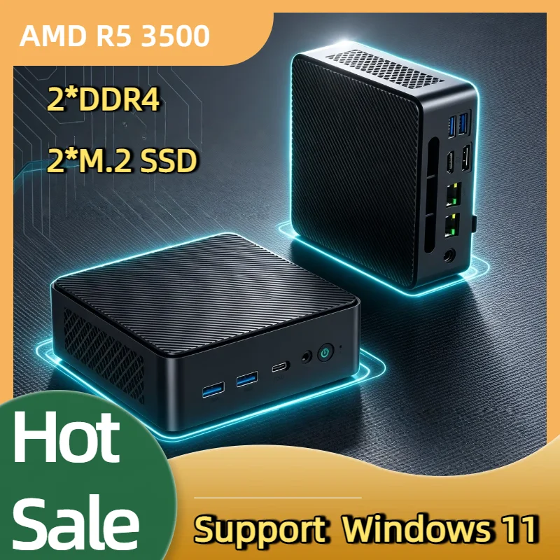 Home Office Windows 11 - Mini PC AMD Ryzen 5 3500,