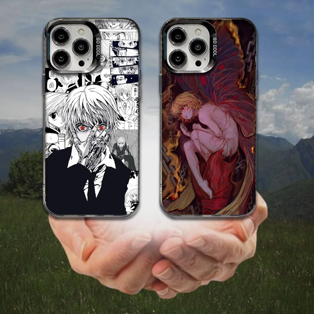

Hunter X Hunter Kurapika Phone Case For iPhone 16,15,14,13,12,11,8,7,Pro,Max,Plus,Mini,XS,SE Anti Fall Black Matte Hard