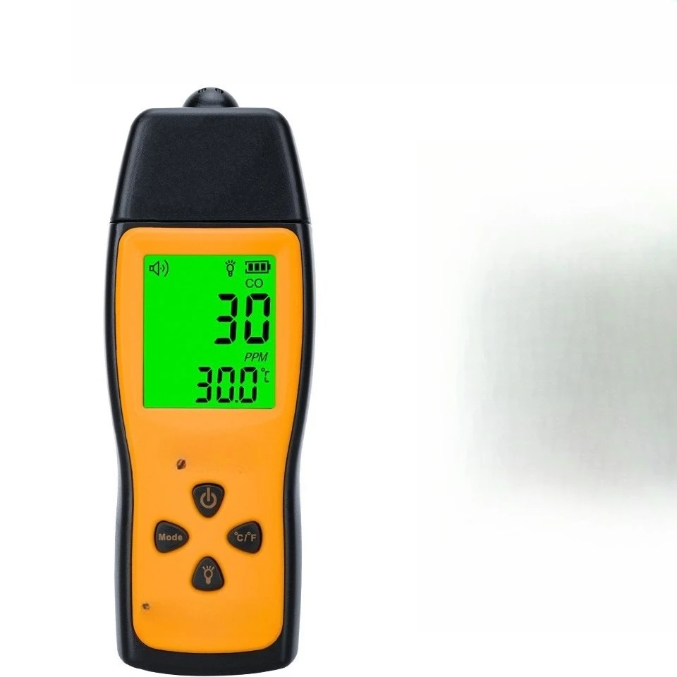 高精度の手持ち式一酸化炭素測定器、coガステスター、モニター、検出器、ゲージ、lcdディスプレイ、音声アラート付き