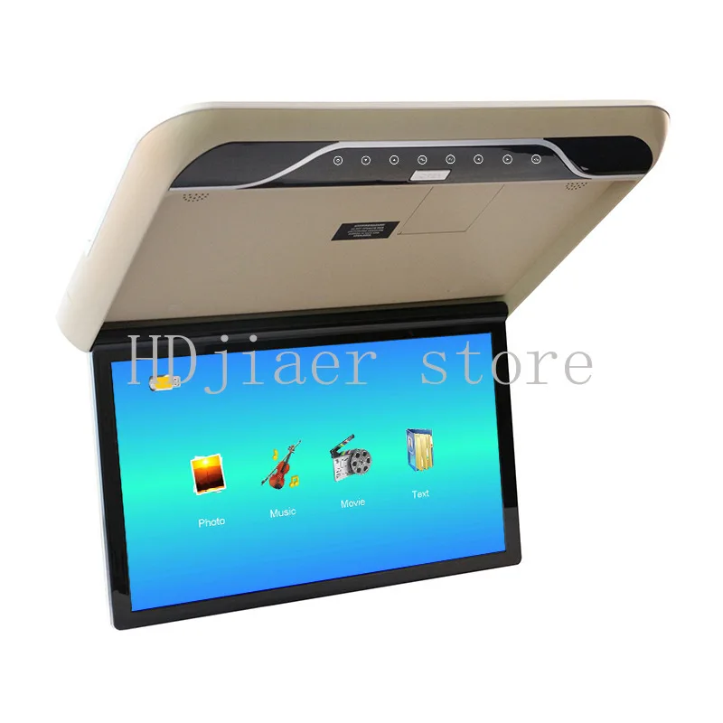 

19 inch car ceiling display high definition display RV business bus car ceiling TV