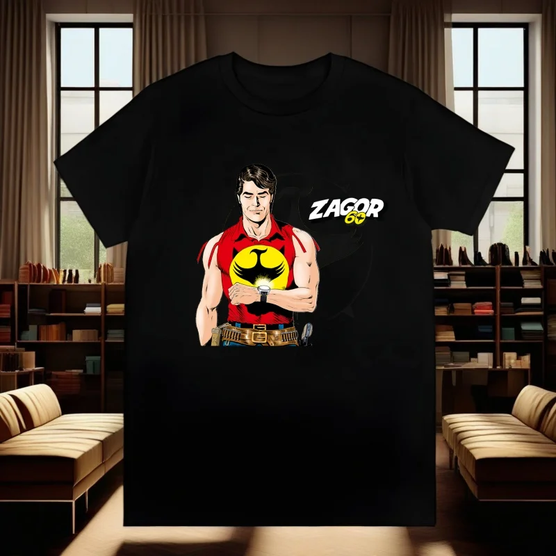 Zagor قميص الجدة مضحك خمر طاقم الرقبة الرجال تي شيرت الفكاهة المرأة تي شيرت هدية الفكاهة الشارع الشهير