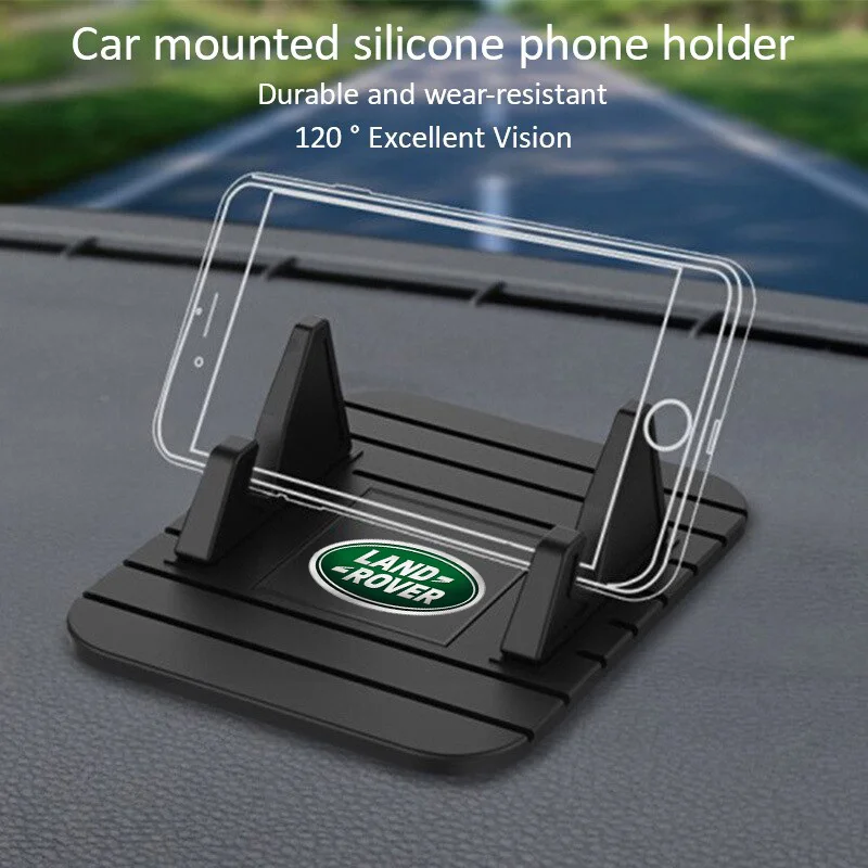 Silicone Car Phone Holder Phone Anti-slip Mount Stand GPS Bracket For Land Rover Range Rover Evoque Car Accessories