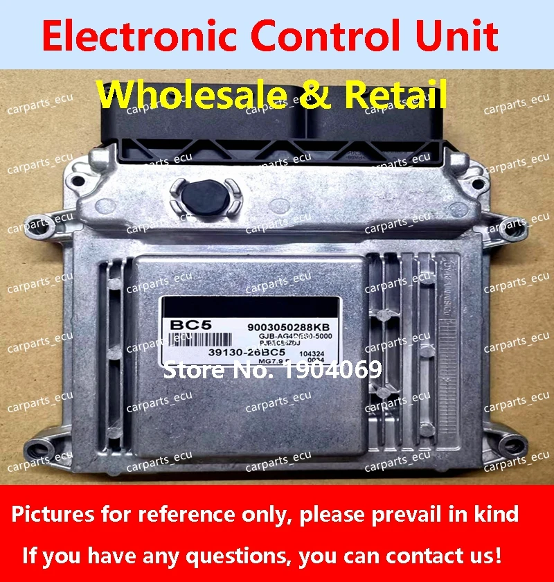 

39130-26BC5 BC5 For Hyundai Elantra 39123-2B440 0221 Cerato Accent Fcrte picanto Car Engine Computer Board/ECU/MG7.9.8