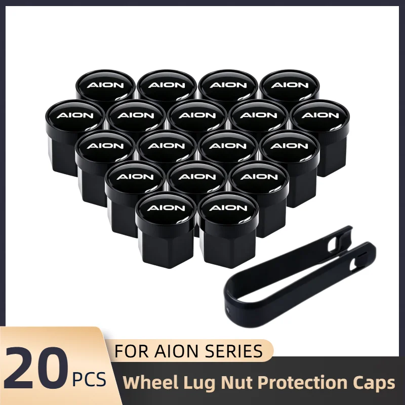 20Pcs Wheel Lug Nut Caps For GAC AION V AION UT AION Y Plus Auto Hub Screw Protection Cover Car Tire Wheel Styling Accessories