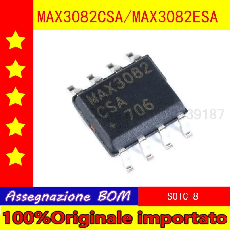  5pcs/lot  The original patch MAX3082CSA MAX3082ESA SOIC - 8 RS422 / RS485 transceiver chip