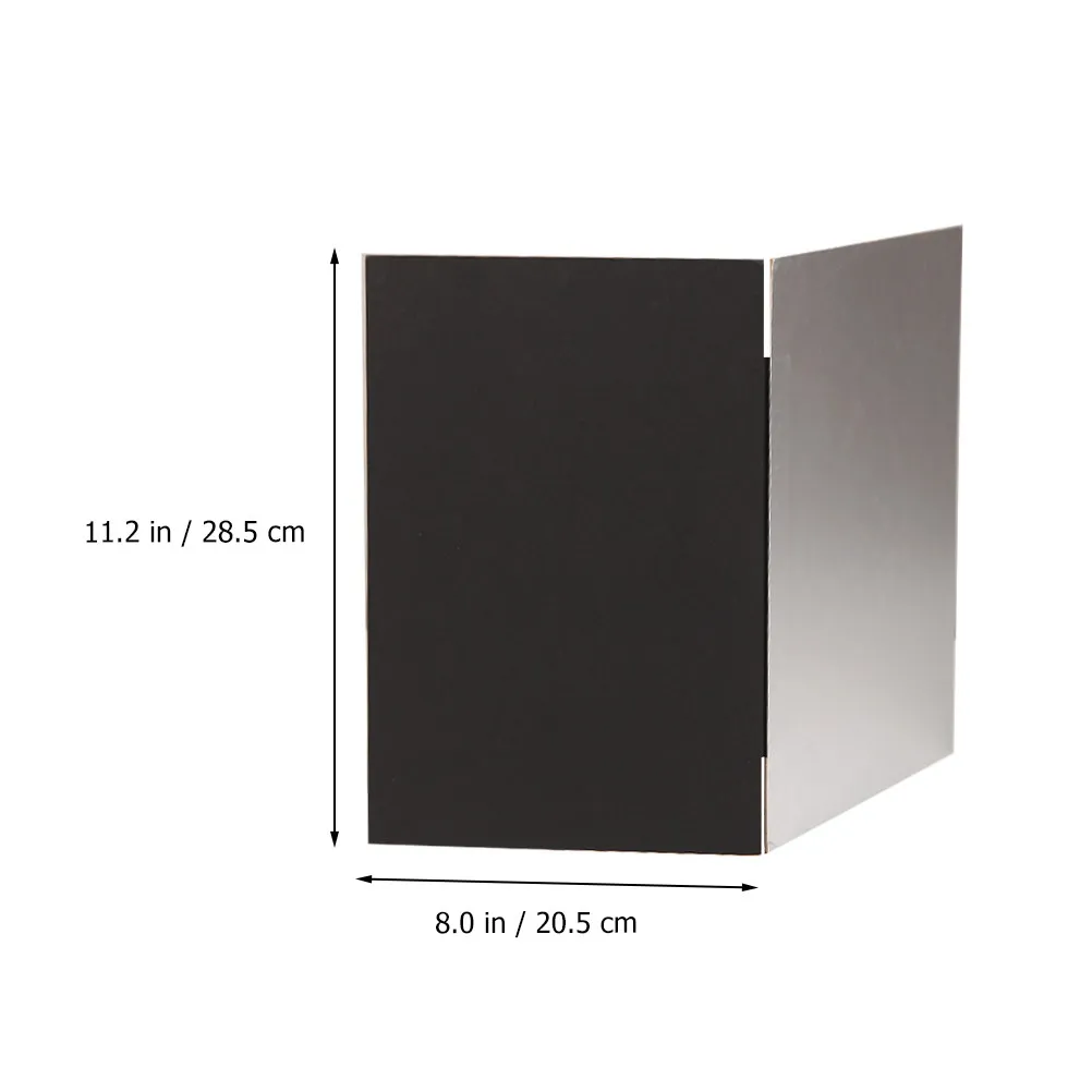 Foldable Photography Reflector Board Thickened Cardboard Dual-Sided White Black Silver Gold for Jewelry Watch Still Life