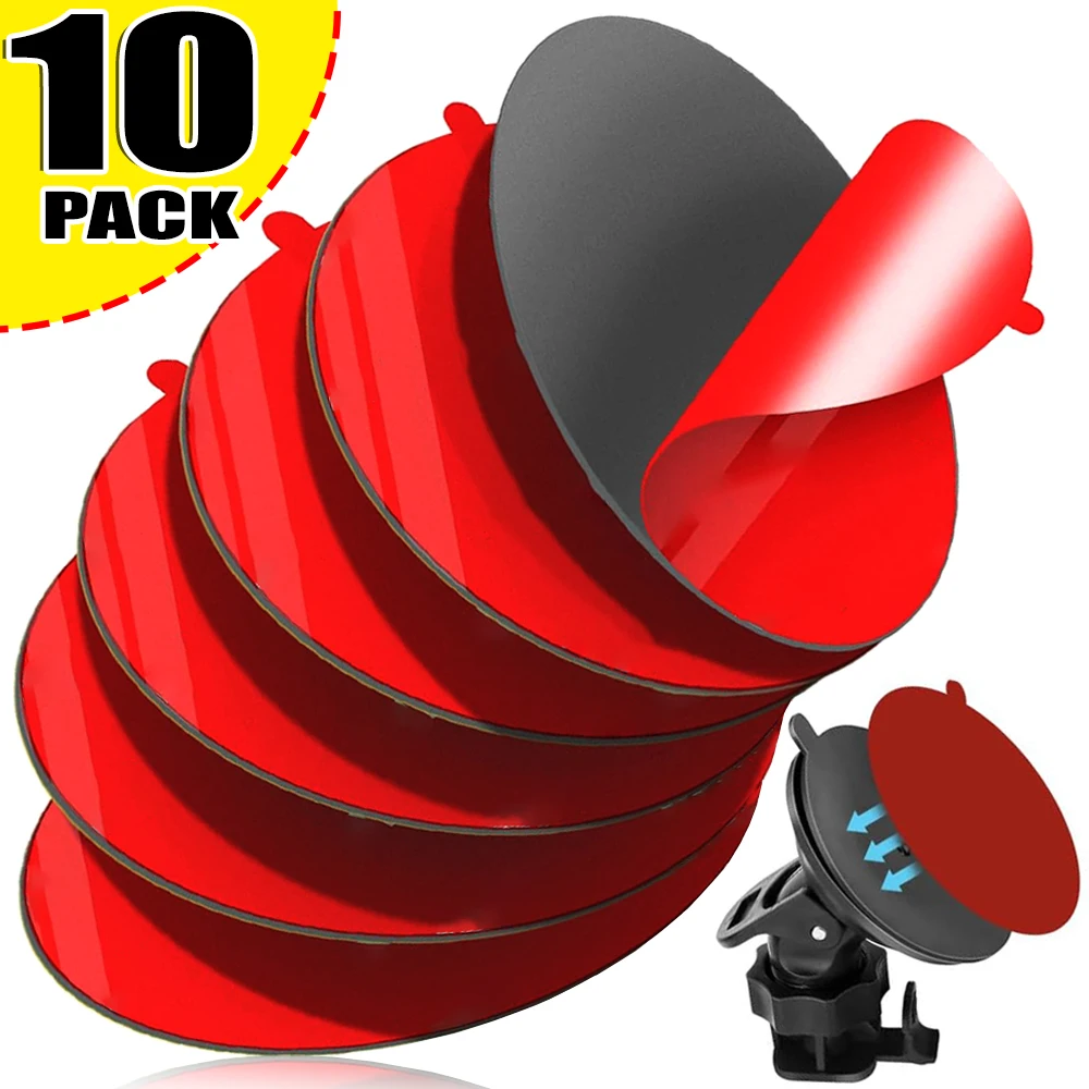 

80/95mm Double-Sided Adhesive Pads Dashboard Mounting Disk Set for Car Dash Cam GPS Holders Suction Cup Phone Holder Stands