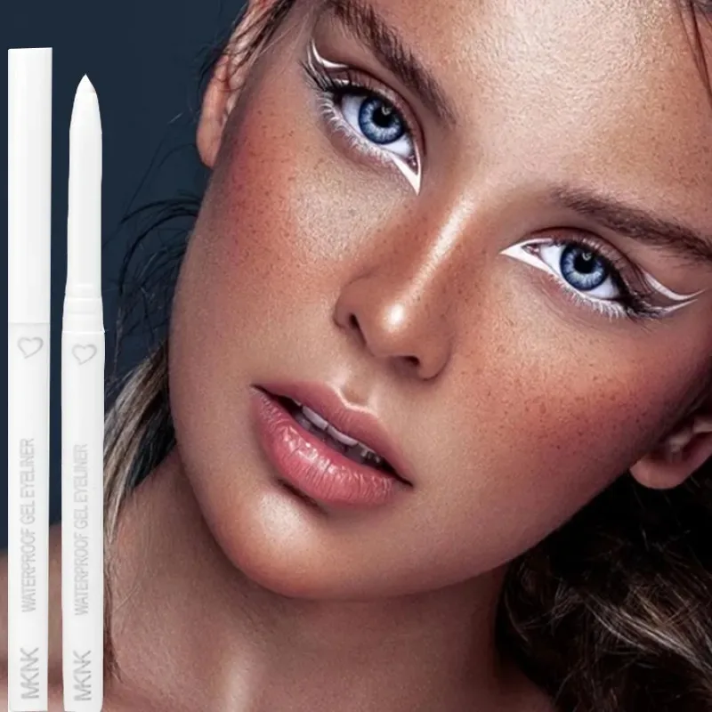 1PCS Long Lasting Eyeliner Pencil Colourful Pigment Waterproof Black White Color Gel Eye Liner Pen Makeup Eye Beauty Cosmetics