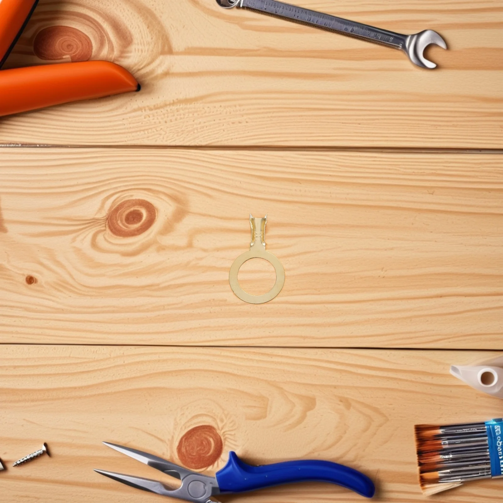 

100Pcs Grounding Terminal Copper Open O Type Wire Connectors Heavy Duty Cable Lugs Electrical Wire Connectors for Car