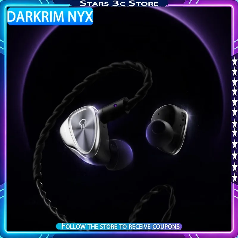 DARKRIM NYX Wired HiFi Headphones Dual‑driver Acoustic Architecture Matrix Acoustic Architecture Low Latency Gaming Headphones