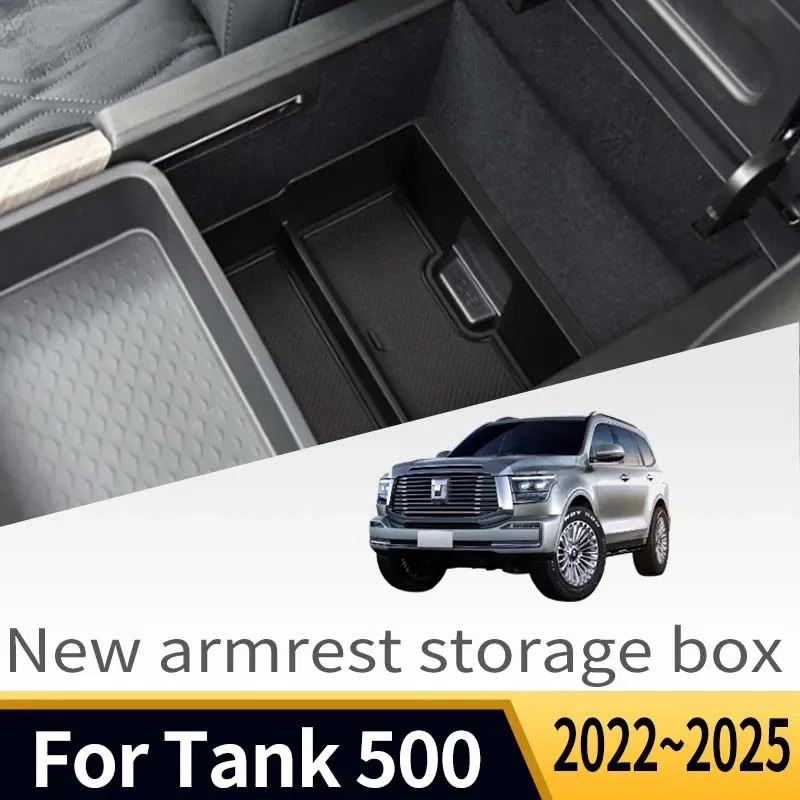 

Auto Parts Suitable For Tank 500 600 GWM 2022~2025 Car Central Control Armrest Box Storage Box Multifunctional Accessories Tools