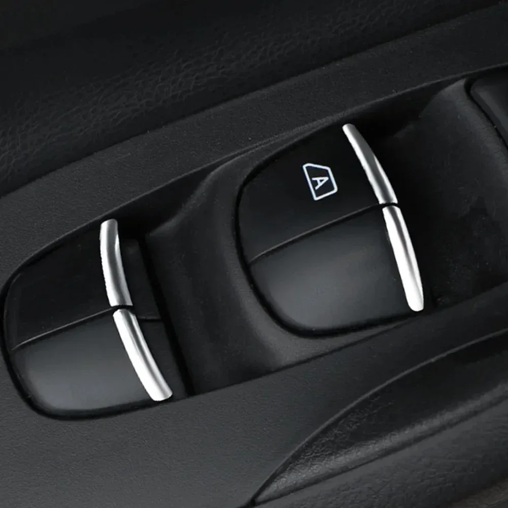 7 шт./компл. ABS хромированный автомобильный стеклоподъемник, кнопка переключения, накладка для Infiniti Esq 2014-2020, аксессуары